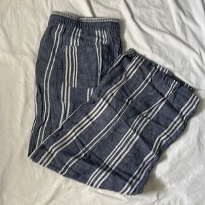 Old Navy linen blend wide leg pants size large
